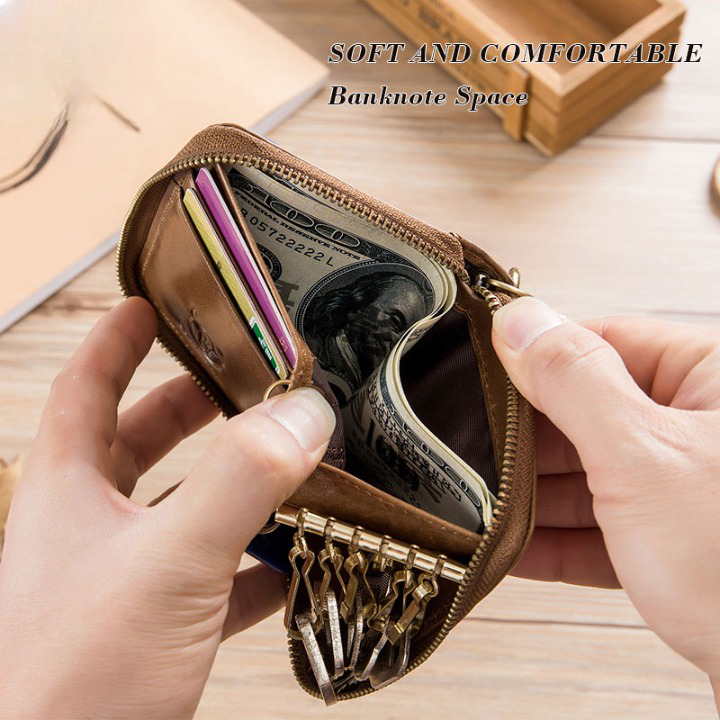 Vinthentic Bullion Genuine Leather Wallet