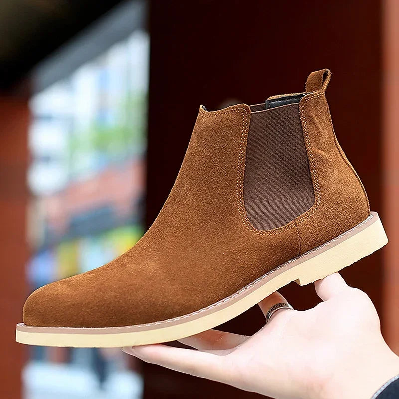 Augustus Bramley Leather Chelsea Boots