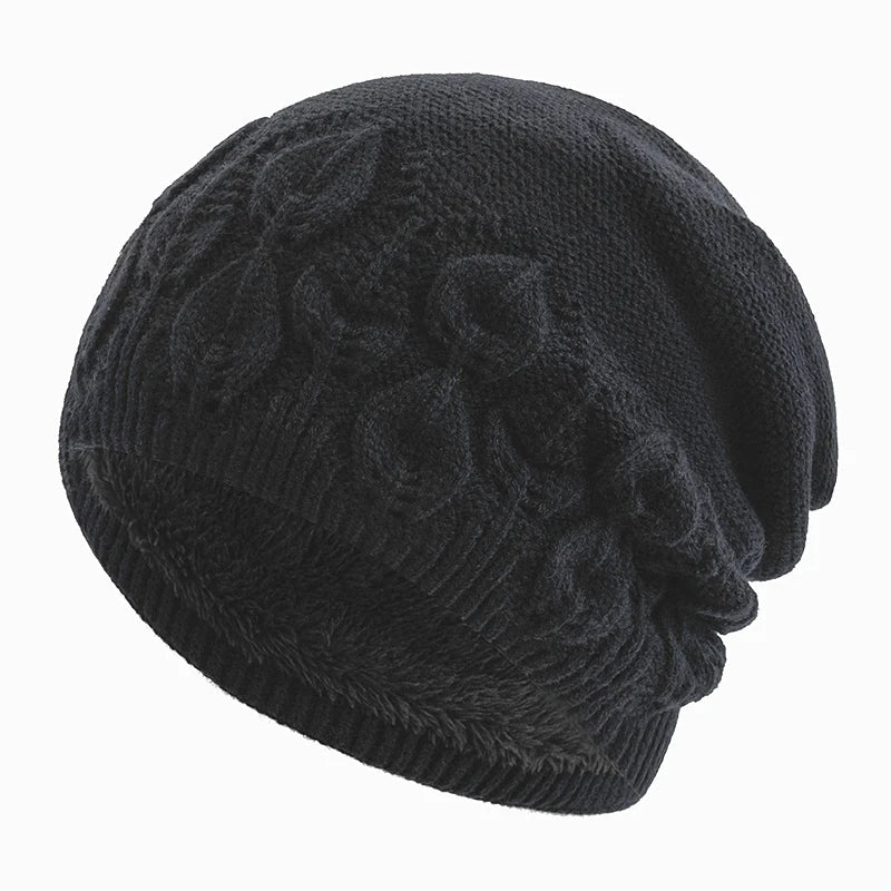Vinthentic Unisex Embroidered Knitted Beanie