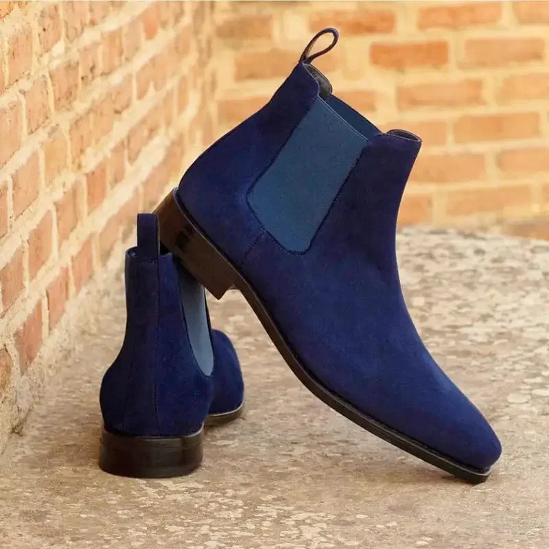 Luc Renard Suede Chelsea Boots