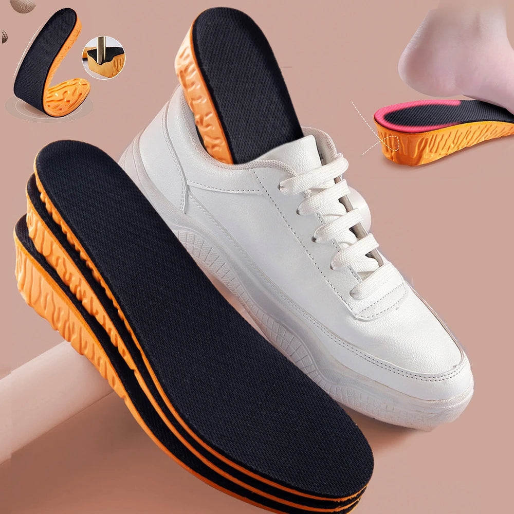 1.5–3.5cm Invisible Height Increase Insoles Sports Foot Pads