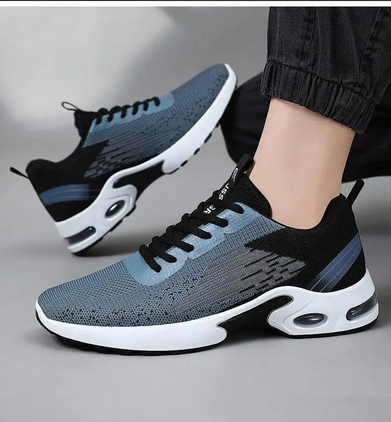 Corrado Bellari Men’s Air-Cushion Mesh Sneakers