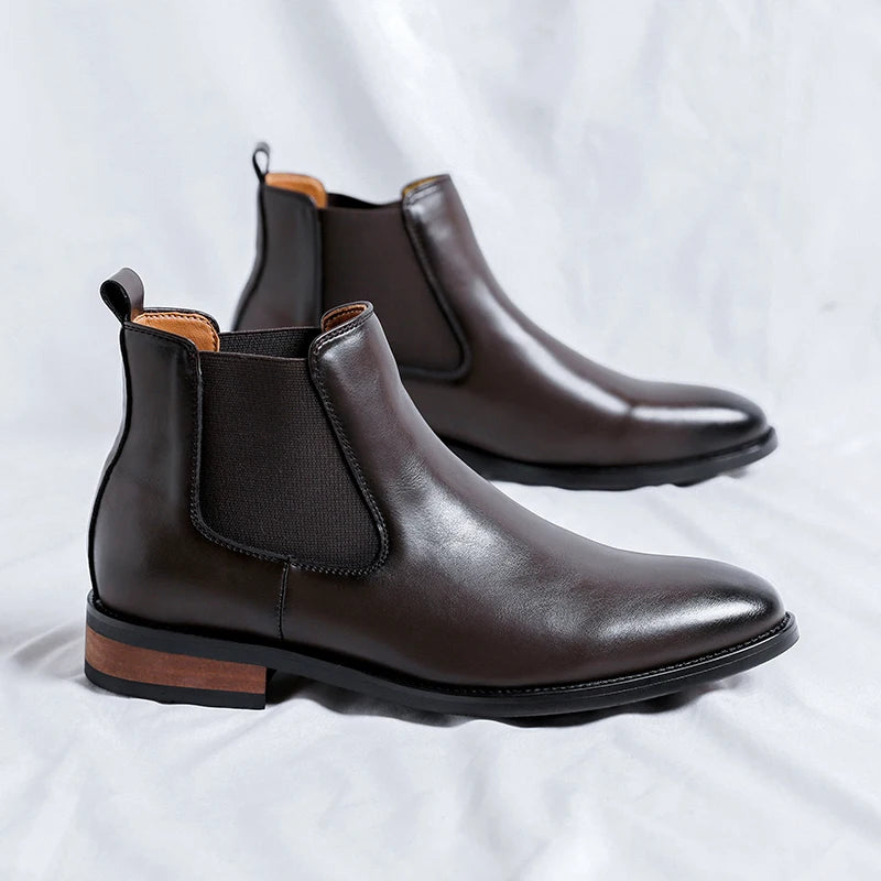 Antonio Alciati Leather Chelsea Boots