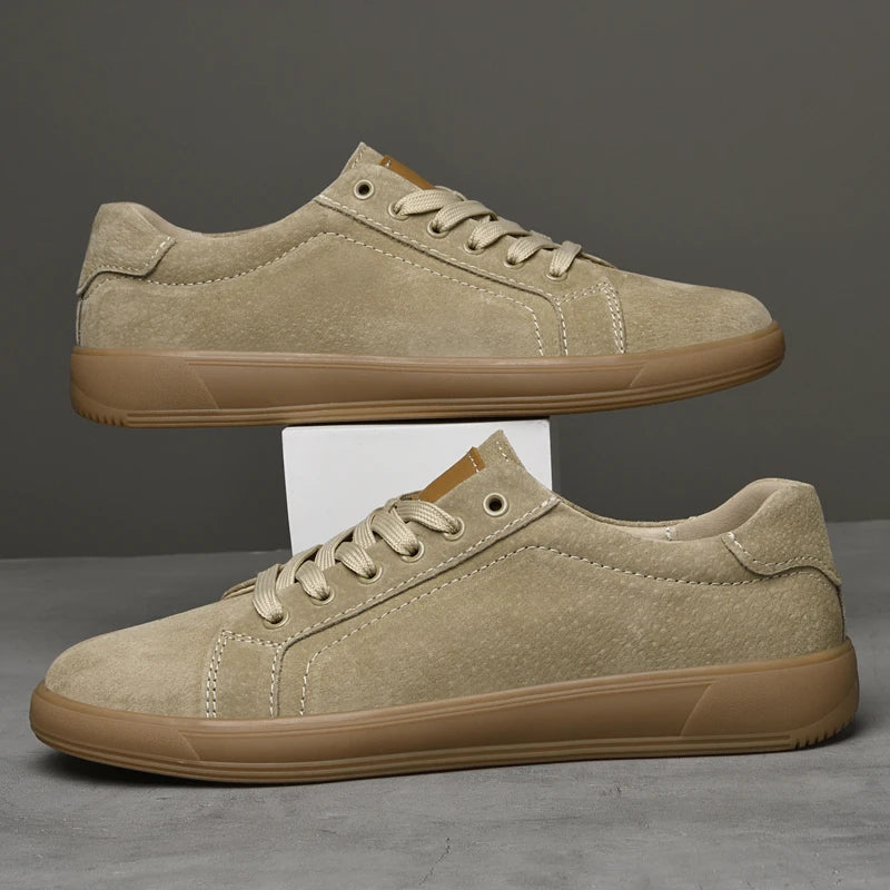 Girolamo Ventresi Men’s Suede Leather Casual Sneakers