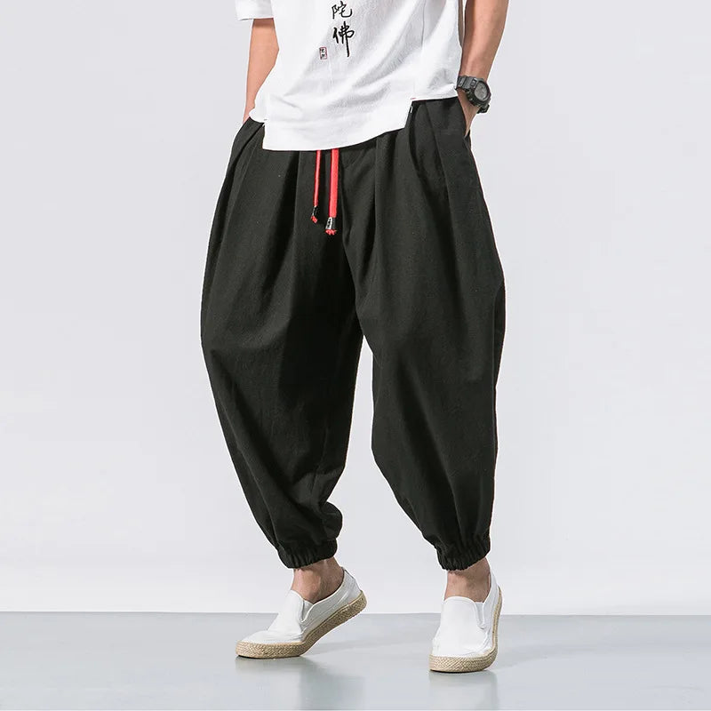 Nico Laurent Men’s Oversized Harem Jogger Pants