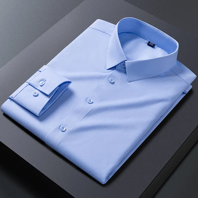 Sleeve Button Vinthentic Stretchable Long Sleeve Button-up