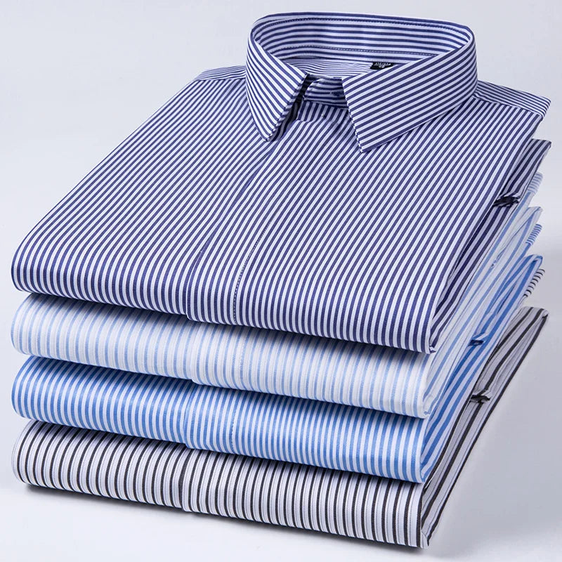 Nicolas Colombel Tailored Striped Button-Up