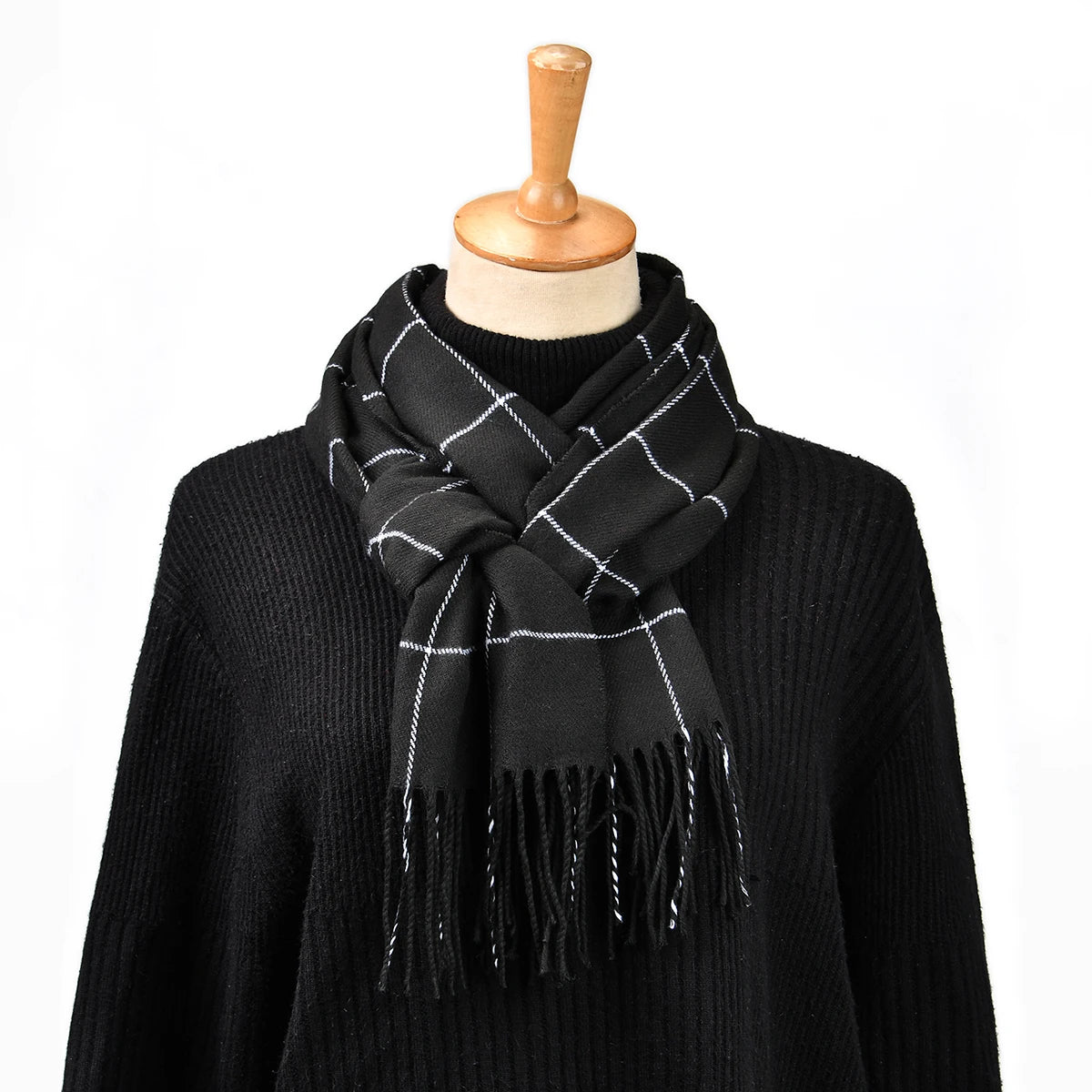 Vinthentic Men’s Cozy Checkered Neck Warmer