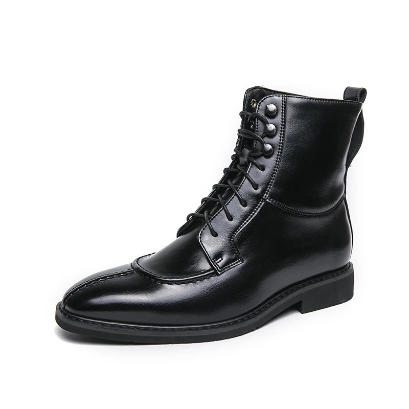 Leonard Chiswick Leather Lace-up Boots