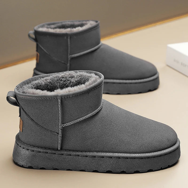 François Villanova Men’s Fleece-Lined Winter Snow Boots
