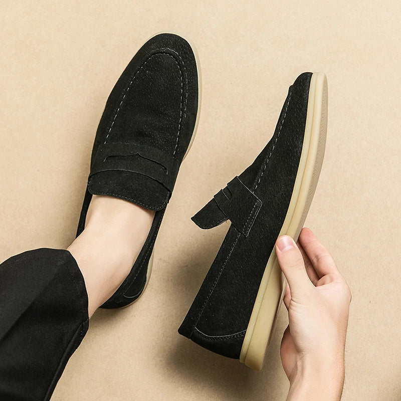 Vinthentic Burri Suede Loafers