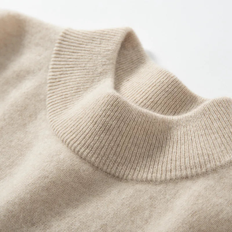 Marco Bandinelli Mock Neck Cashmere Sweater