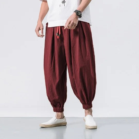 Nico Laurent Men’s Oversized Harem Jogger Pants