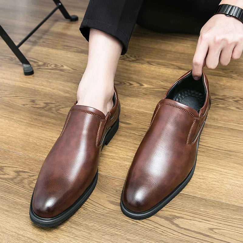 Alessandro Baldi Leather Loafers