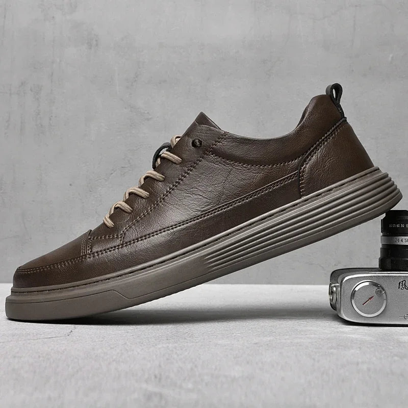 Giovanni Crespi Genuine Leather Sneakers