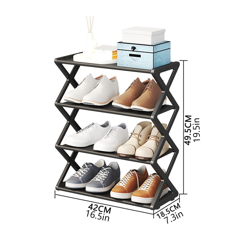 HomeChic 4-Tier Modern Shoe Rack