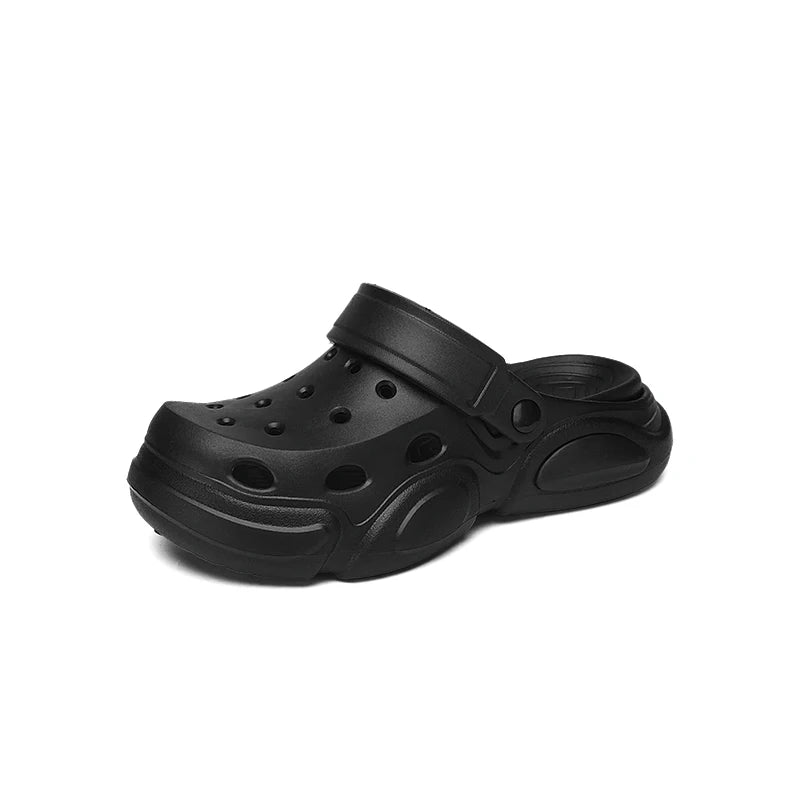 Summer Men's Thick-Soled Non-Slip Breathable Toe-Cap Sandals