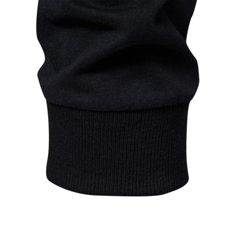 Gio Rota Men’s Long Sleeve Patchwork T-Shirt – Cotton O-Neck Casual Tee