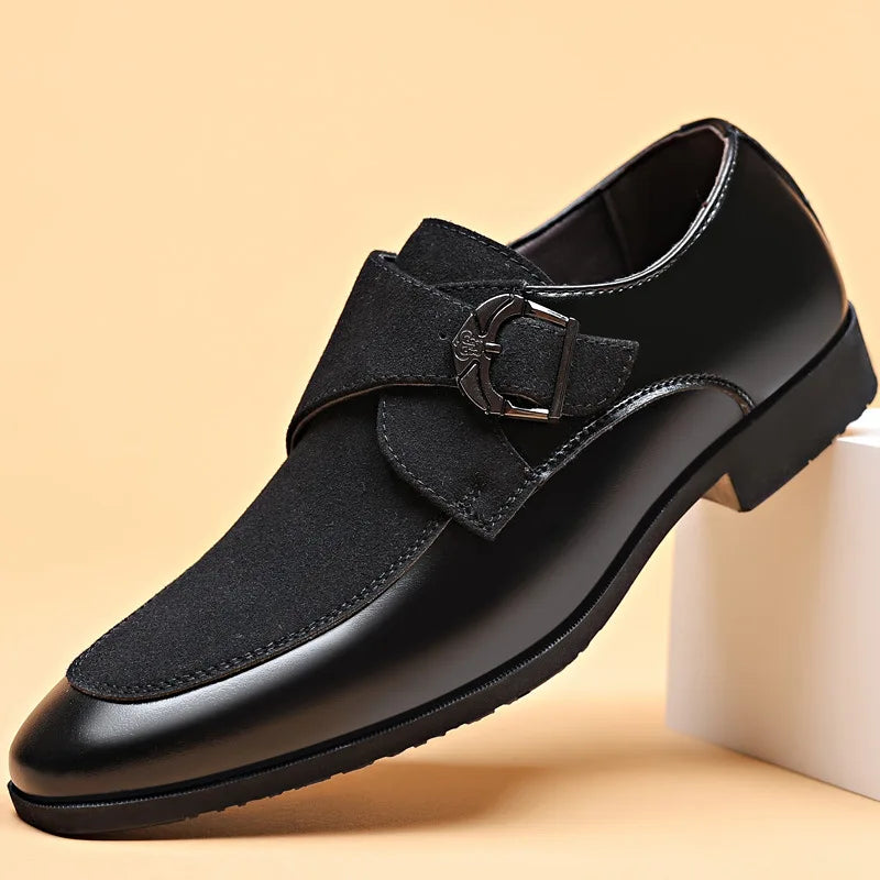 Hilma Klint Leather Monk Strap Shoes