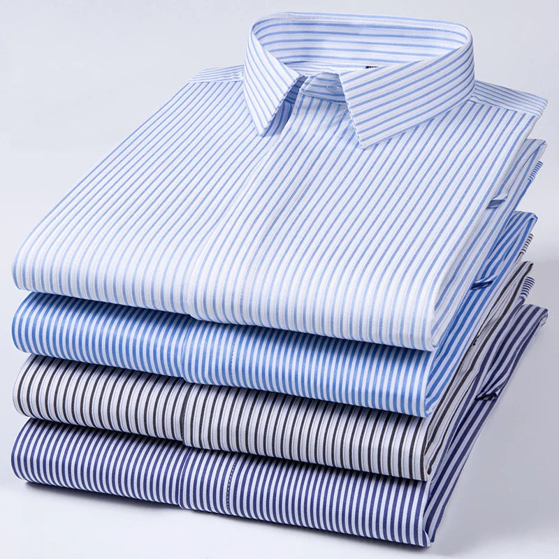 Nicolas Colombel Tailored Striped Button-Up