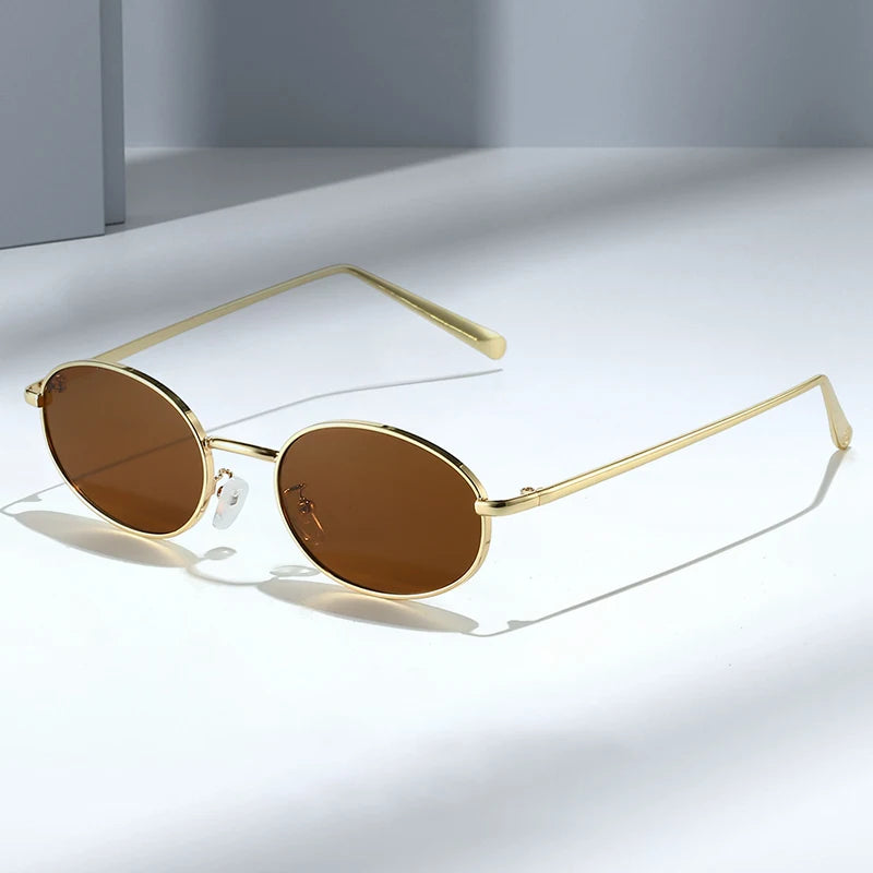 Bernardo Ruggino Vintage Oval Punk Sunglasses
