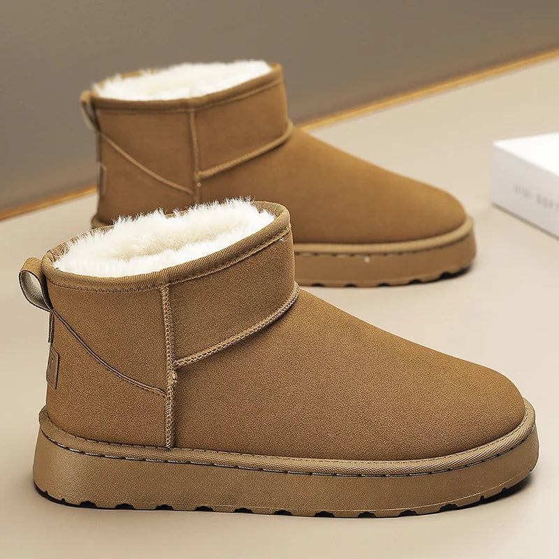 François Villanova Men’s Fleece-Lined Winter Snow Boots