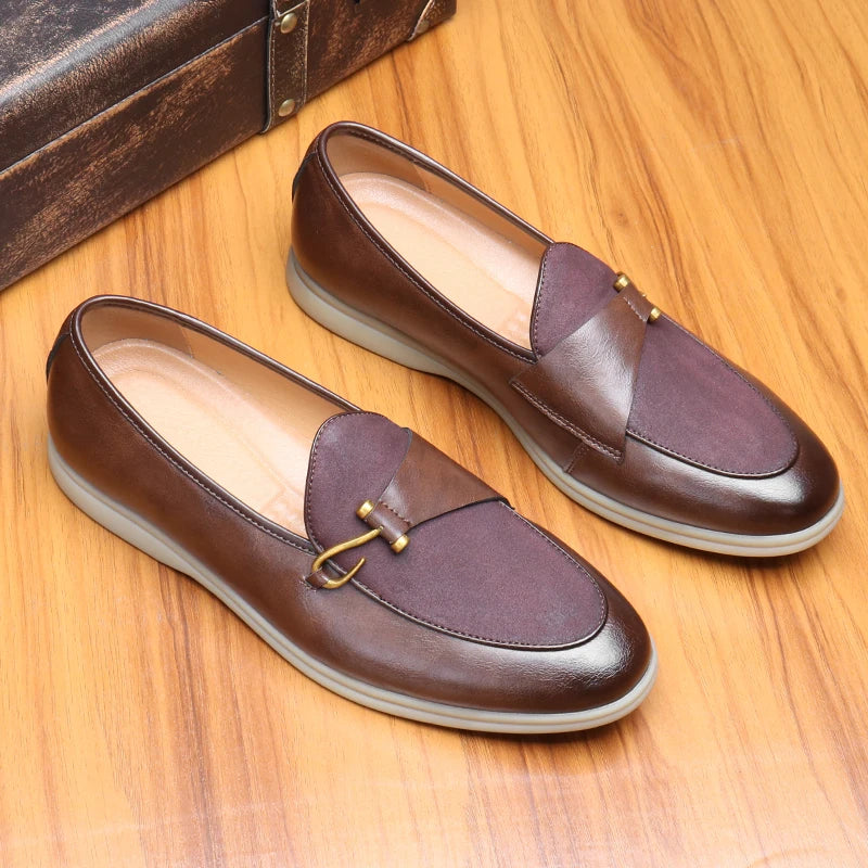 Leonardo Castello Genuine Leather Loafers