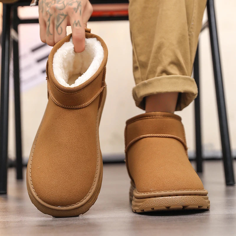 Florent Galvani Warm Suede Leather Ankle Boots
