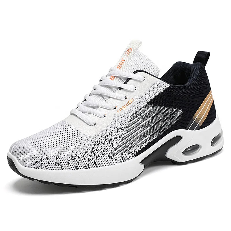 Corrado Bellari Men’s Air-Cushion Mesh Sneakers