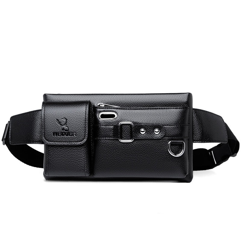 Vinthentic Maverick Men's Leather Fanny Pack