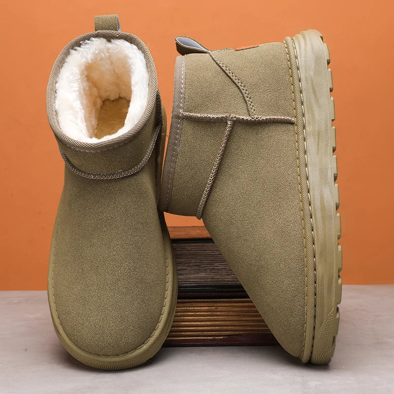 Florent Galvani Warm Suede Leather Ankle Boots
