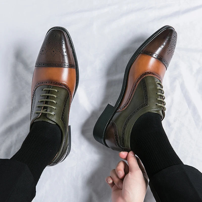 Matteo Caruso Leather Brogues Shoes