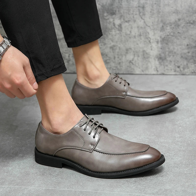 Blaise Marinelli Classic Leather Oxford Dress Shoes