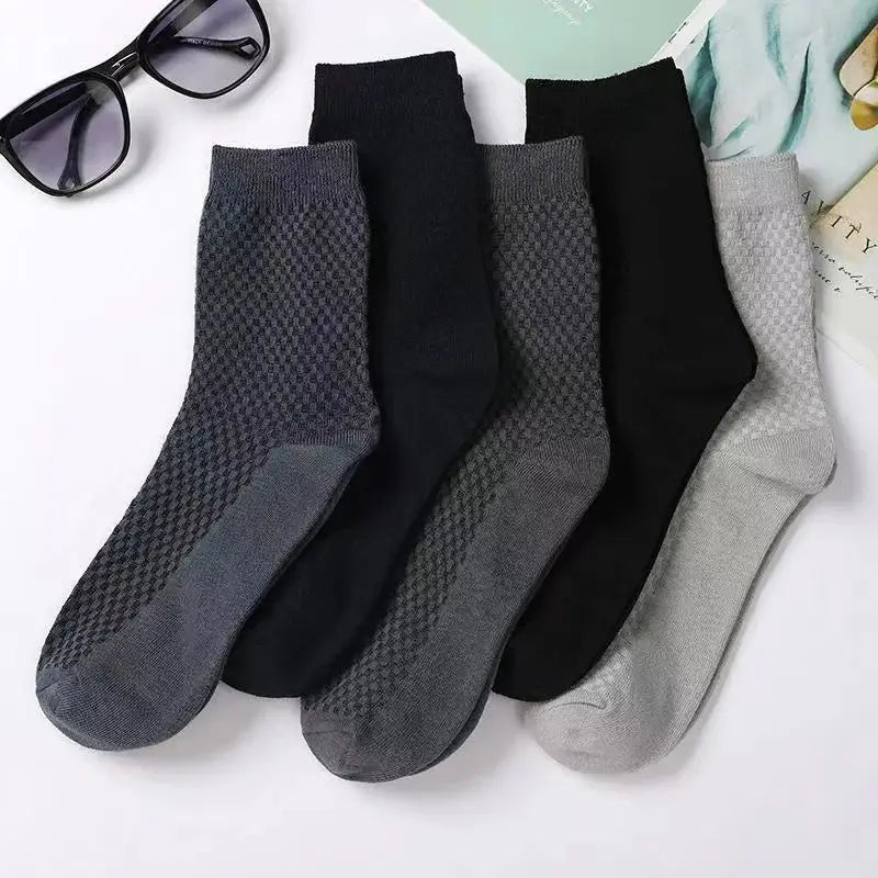 5 Pairs Bamboo Fabric Middle Socks