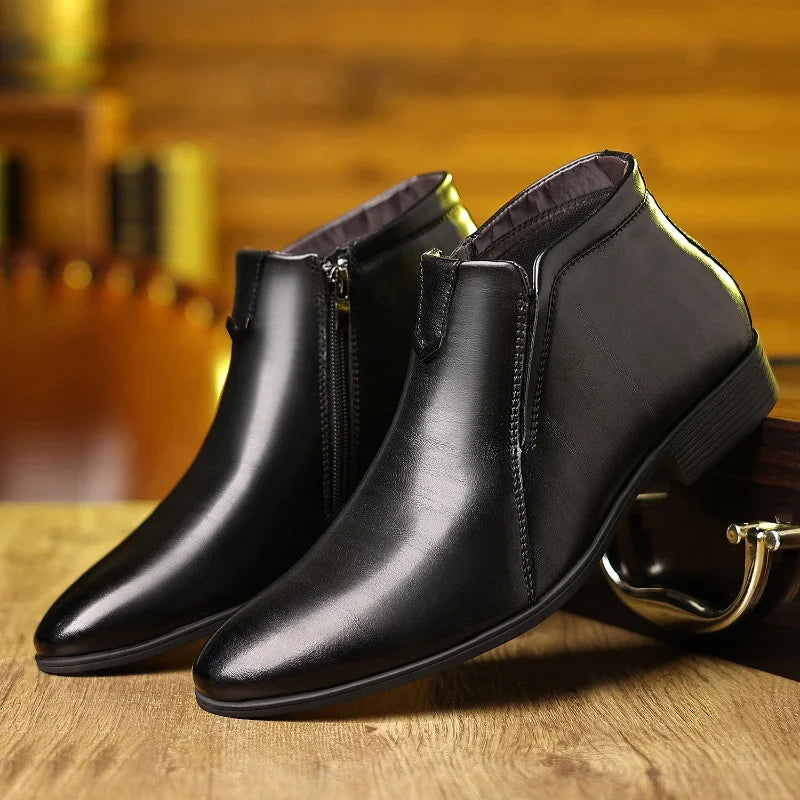 womens black leather dress gloves Madame main image 0