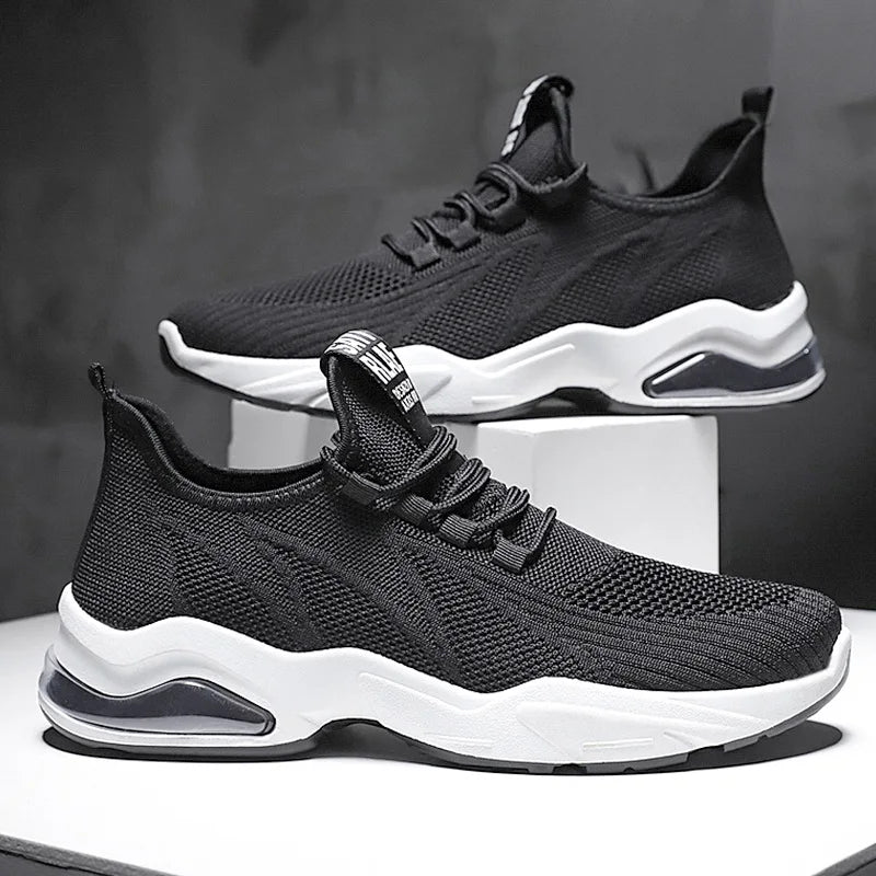 Corrado Bellari Men’s Air-Cushion Mesh Sneakers