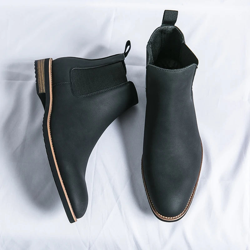 Vittorio Avanzi Leather Chelsea Boots