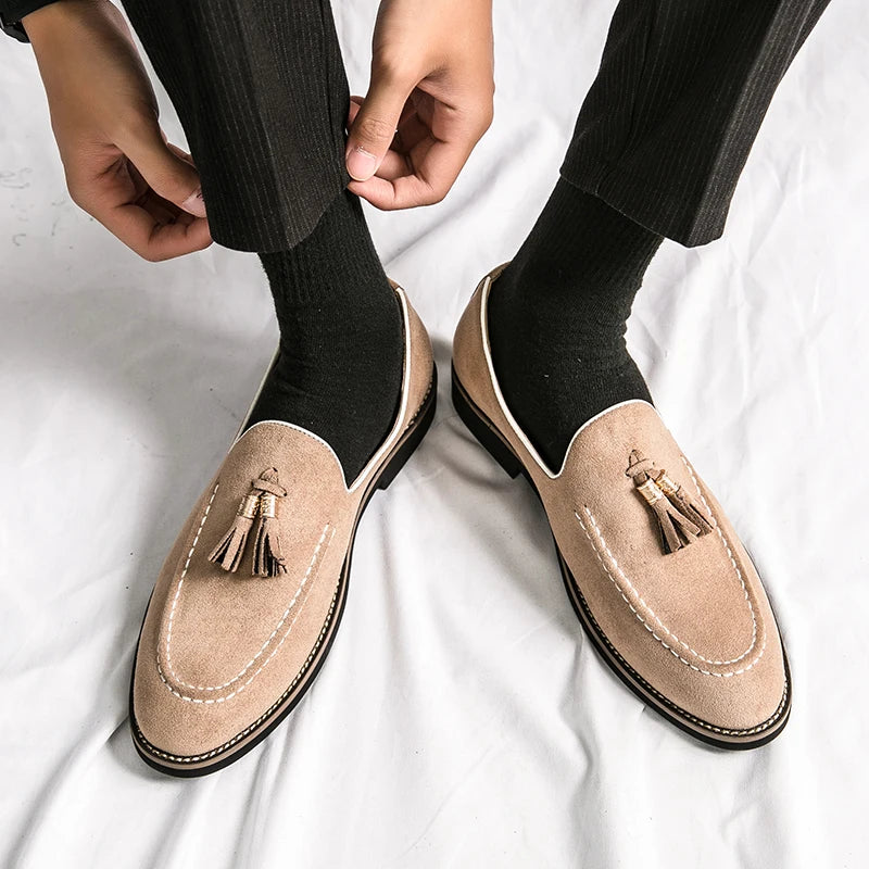 Cesare Ligario Leather Tassel Loafers