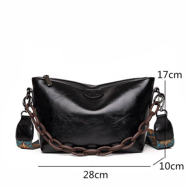Vintage Washed Rugged Crossbody Bag main image 0