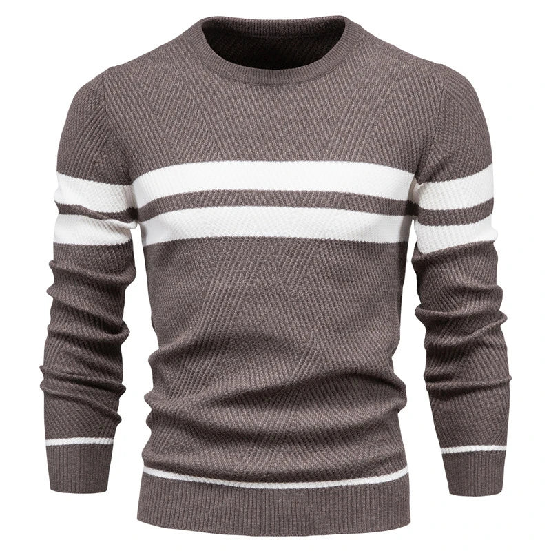 Paul Savin Men’s Slim Fit Crew Neck Knit Sweater