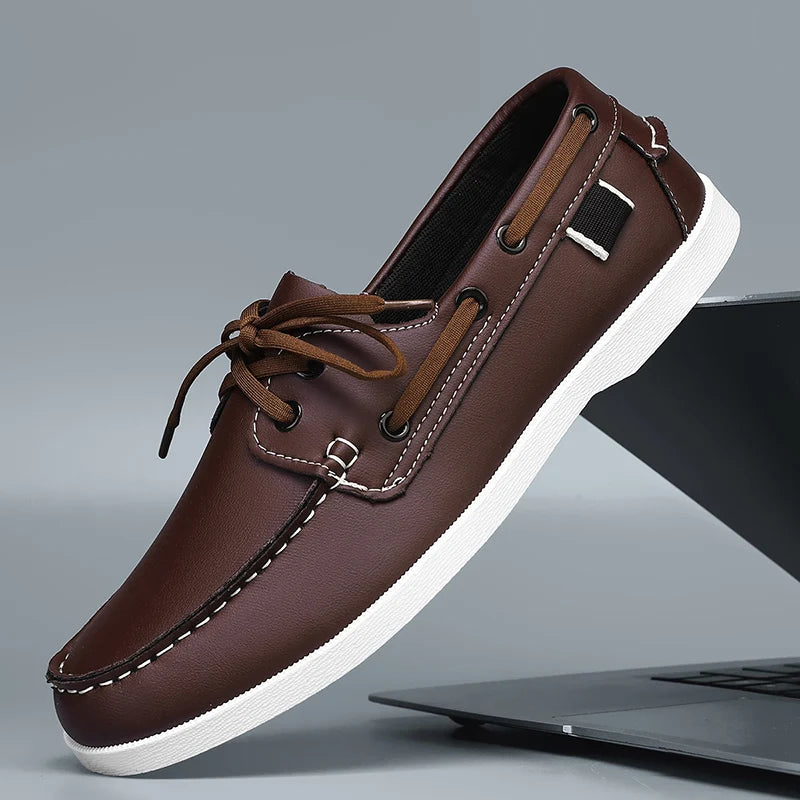 Jules Marchesani Leather Moccasins – Casual Slip-On Loafers