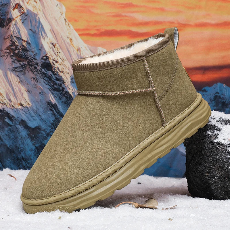 Florent Galvani Warm Suede Leather Ankle Boots