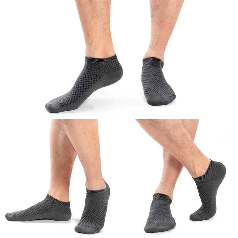 5 Pairs Bamboo Fabric Ankle Socks