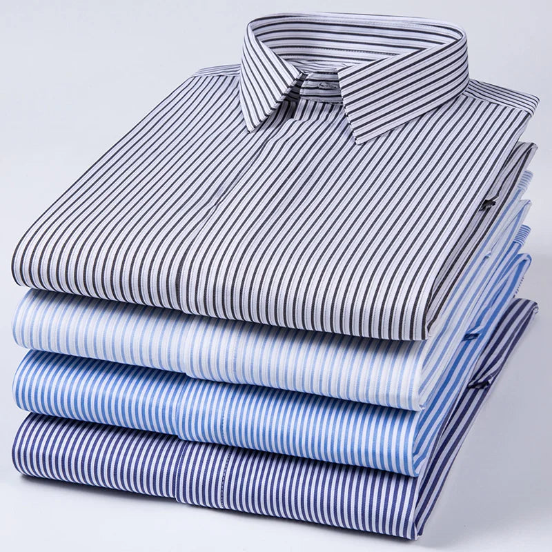 Nicolas Colombel Tailored Striped Button-Up