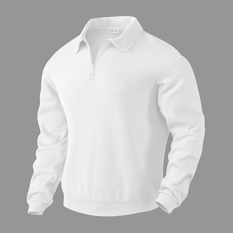 Max Vero Long Sleeve Zip Polo Shirt