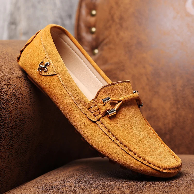 Nino Rossetti Suede Driving Moccasin