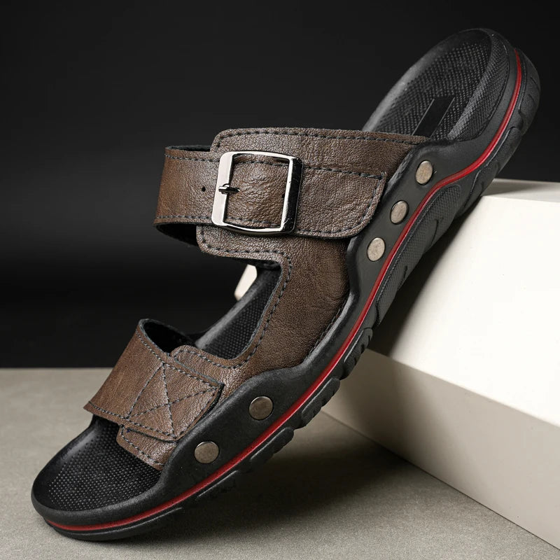 Nicolas Lancret Genuine Leather Sandals