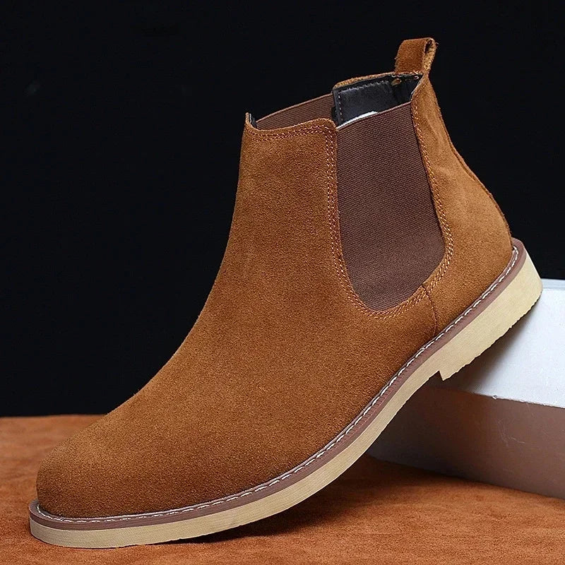 Augustus Bramley Leather Chelsea Boots