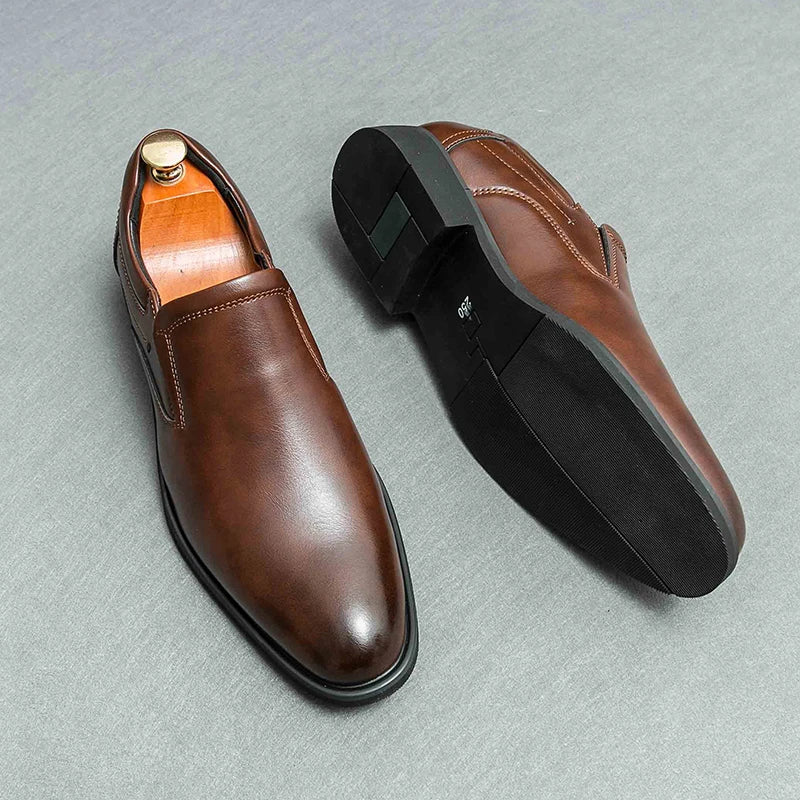 Alessandro Baldi Leather Loafers