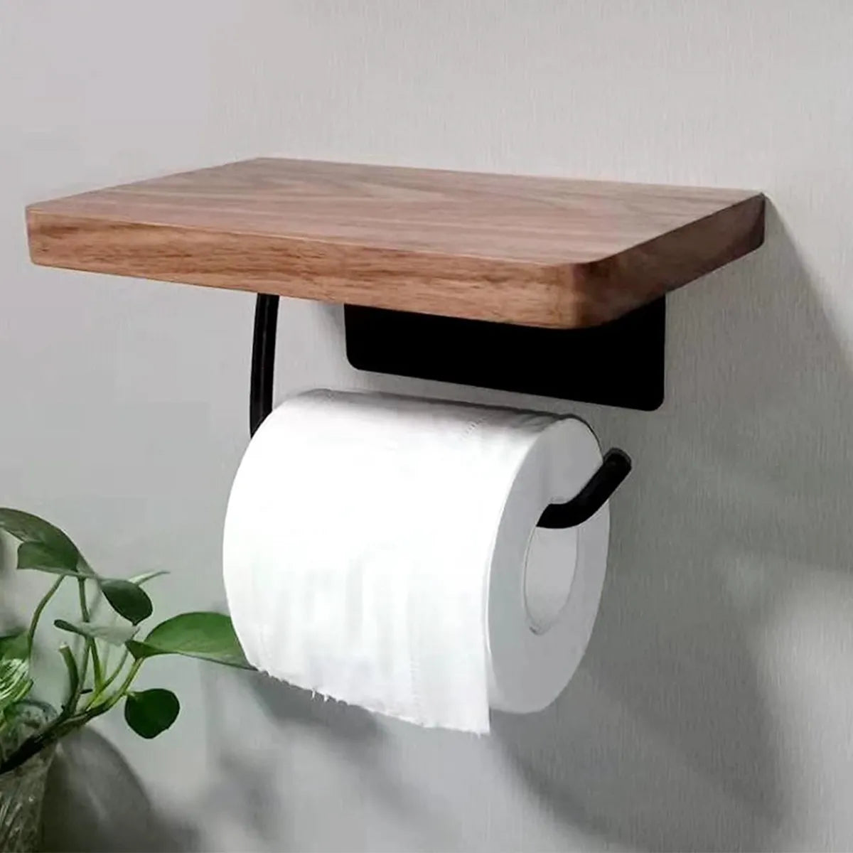ModernHome™ Wooden Toilet Paper Holder